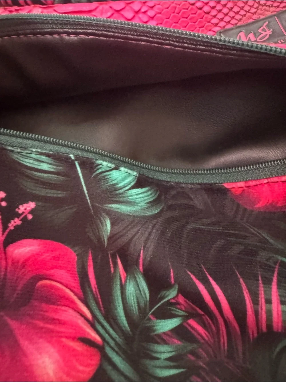 Makeup Junkie Two Faced Electric Pink Copperazzi and Tropics Hibiscus Print Set